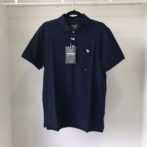 Navy polo shirt